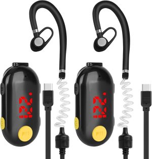 L-611A Lapel walkie talkies 2PCS Set